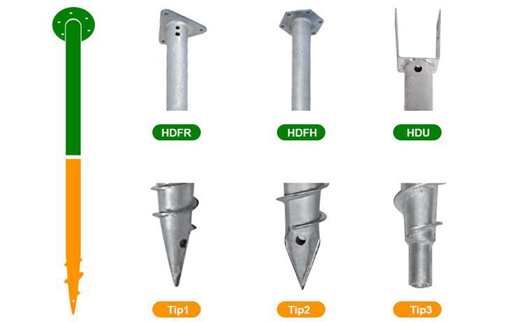 Ground Screw Pole Anchor