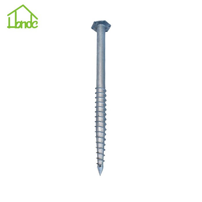Building Ground Screw nan Fondasyon Metal